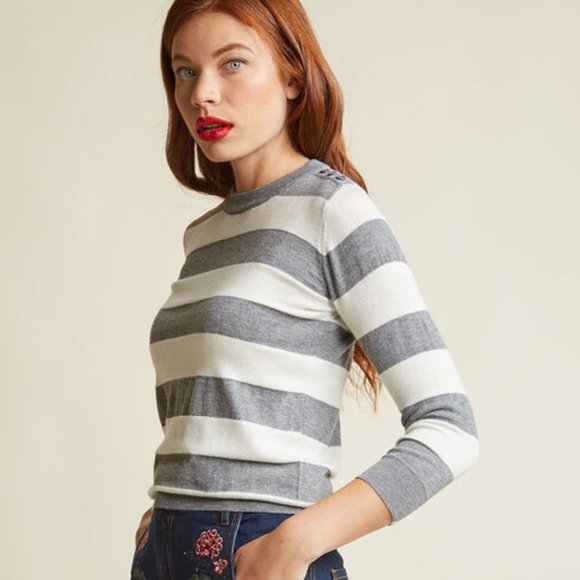 Modcloth Sweaters - Modcloth Charter School Pullover Sweater